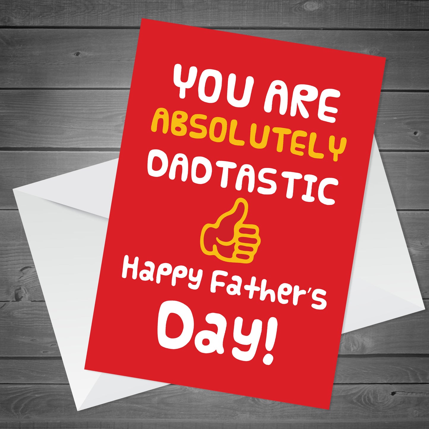 Happy Fathers Day Dad Novelty Fathers Day Card For Dad Card