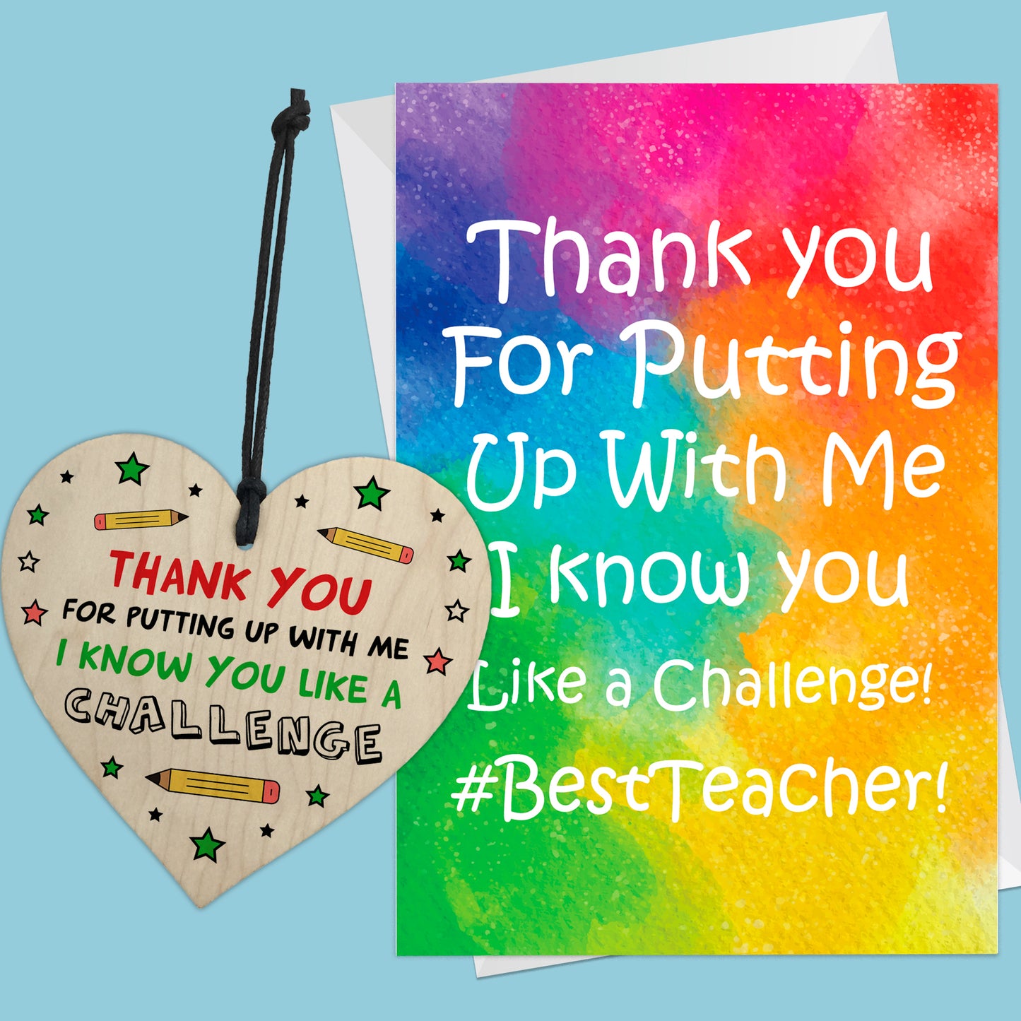 Funny Thank You Teacher Card Greeting Card Appreciation Card