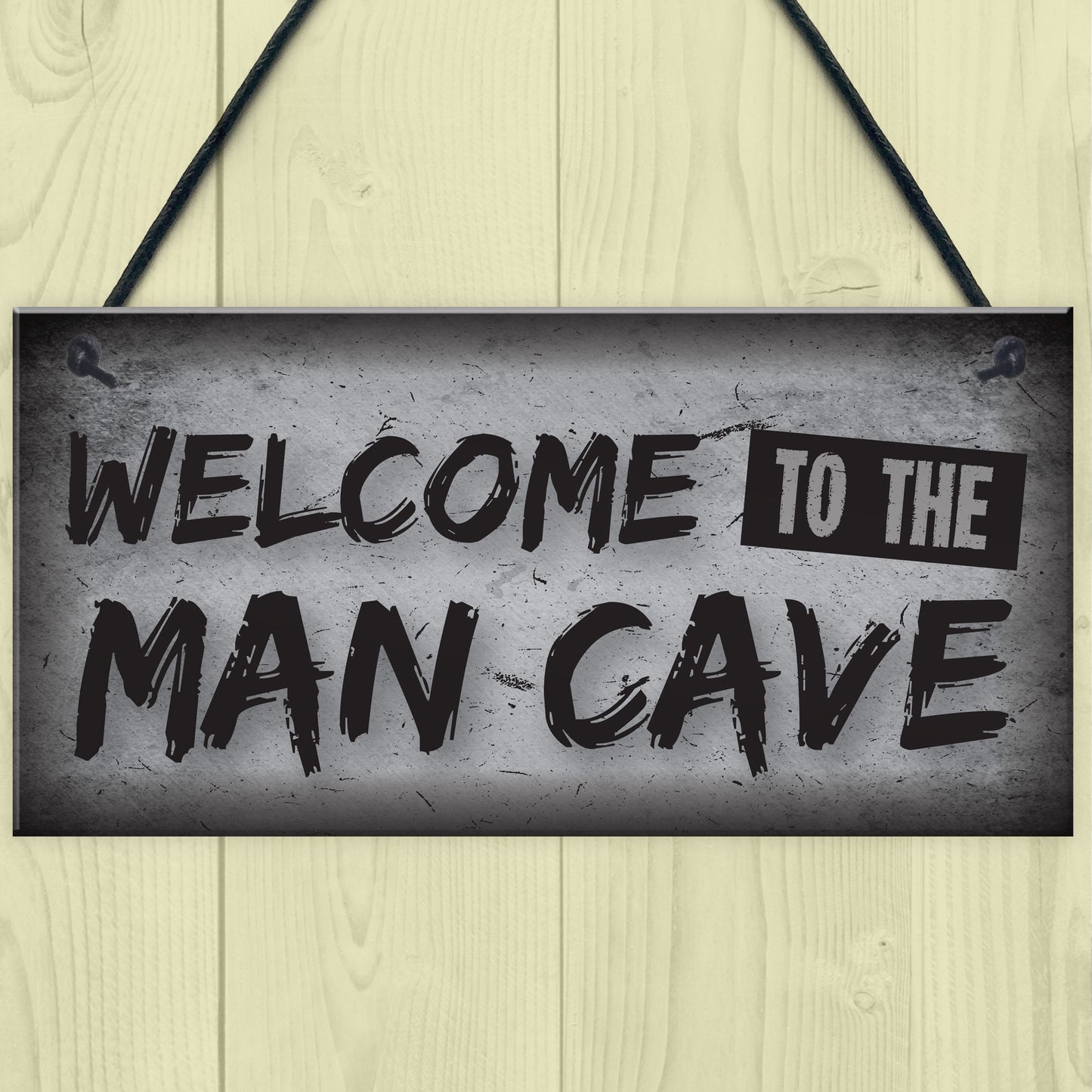 Man Cave Plaque Funny Sign Fathers Day Gift Game Boys Room Gifts