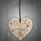 Will You Be My Bridesmaid Wooden Hanging Heart Wedding Invites