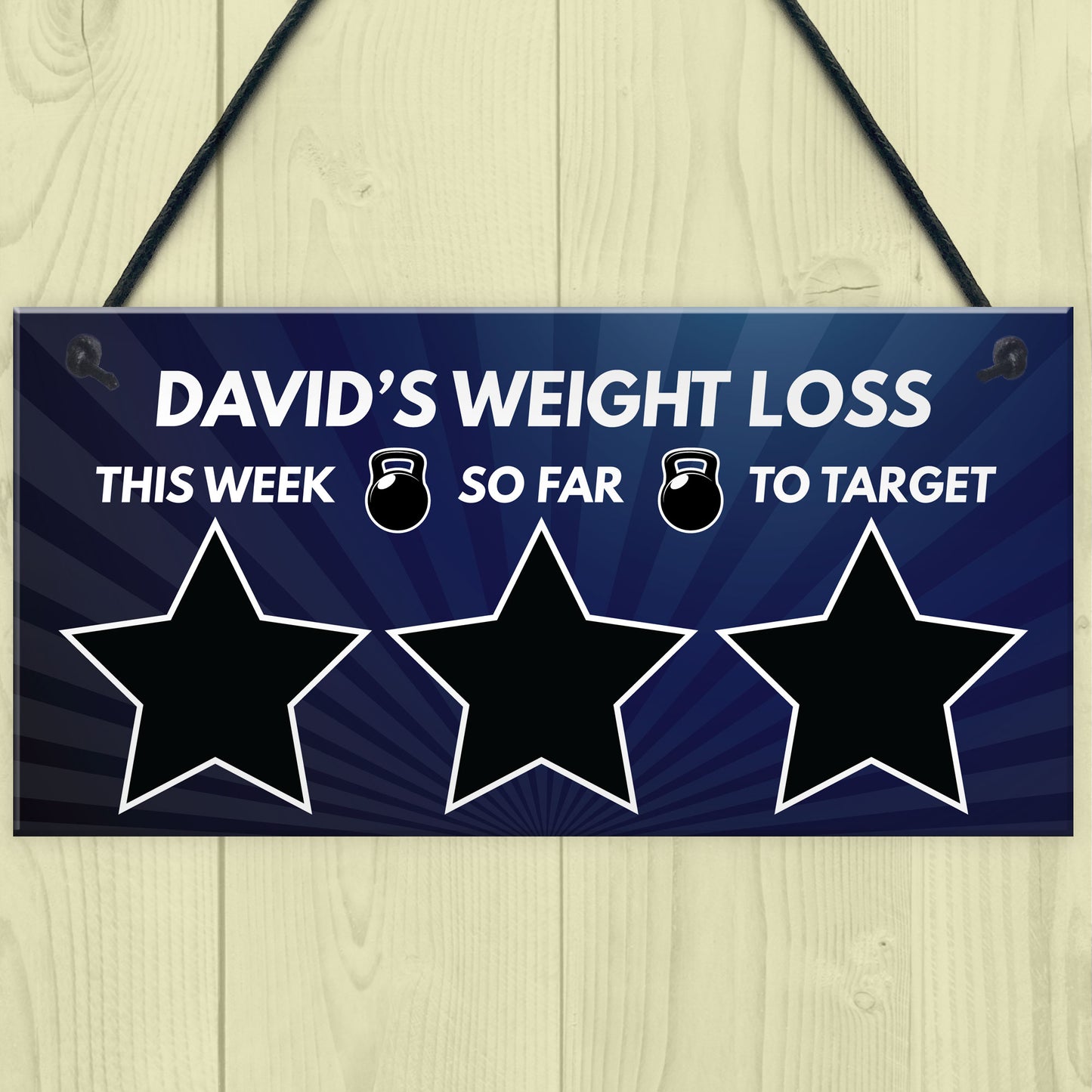 Weight Loss Personalised Sign Slimming World Weight Watchers