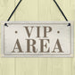 Hanging VIP AREA Bar Sign Novelty Home Bar Garden Signs
