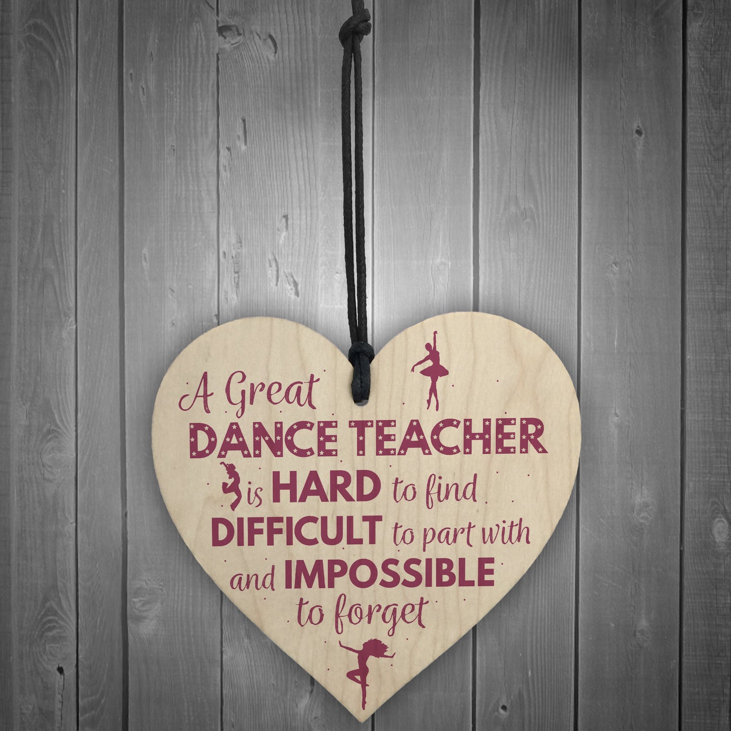 Handmade Heart Thank You Dance Teacher Gift Goodbye Gift For Her