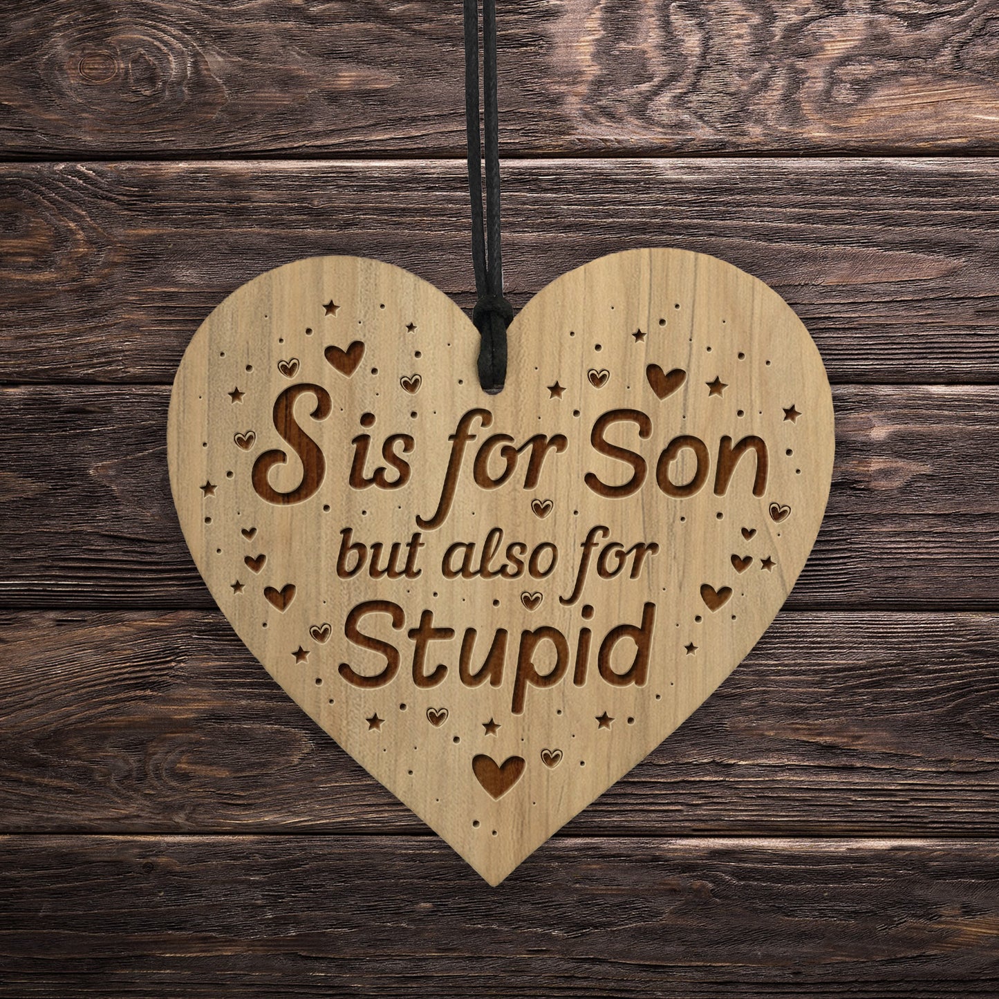 Funny Gift For Son Engraved Heart Son Birthday Gift 16th 18th