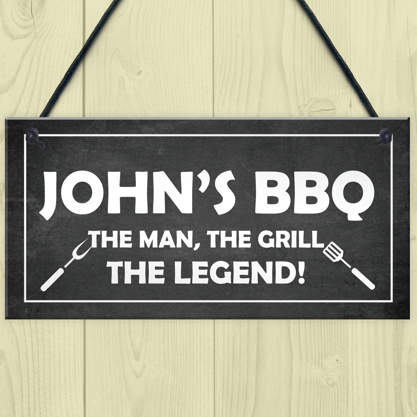 Personalised BBQ Signs And Plaque For Outdoor Funny Gift For Men