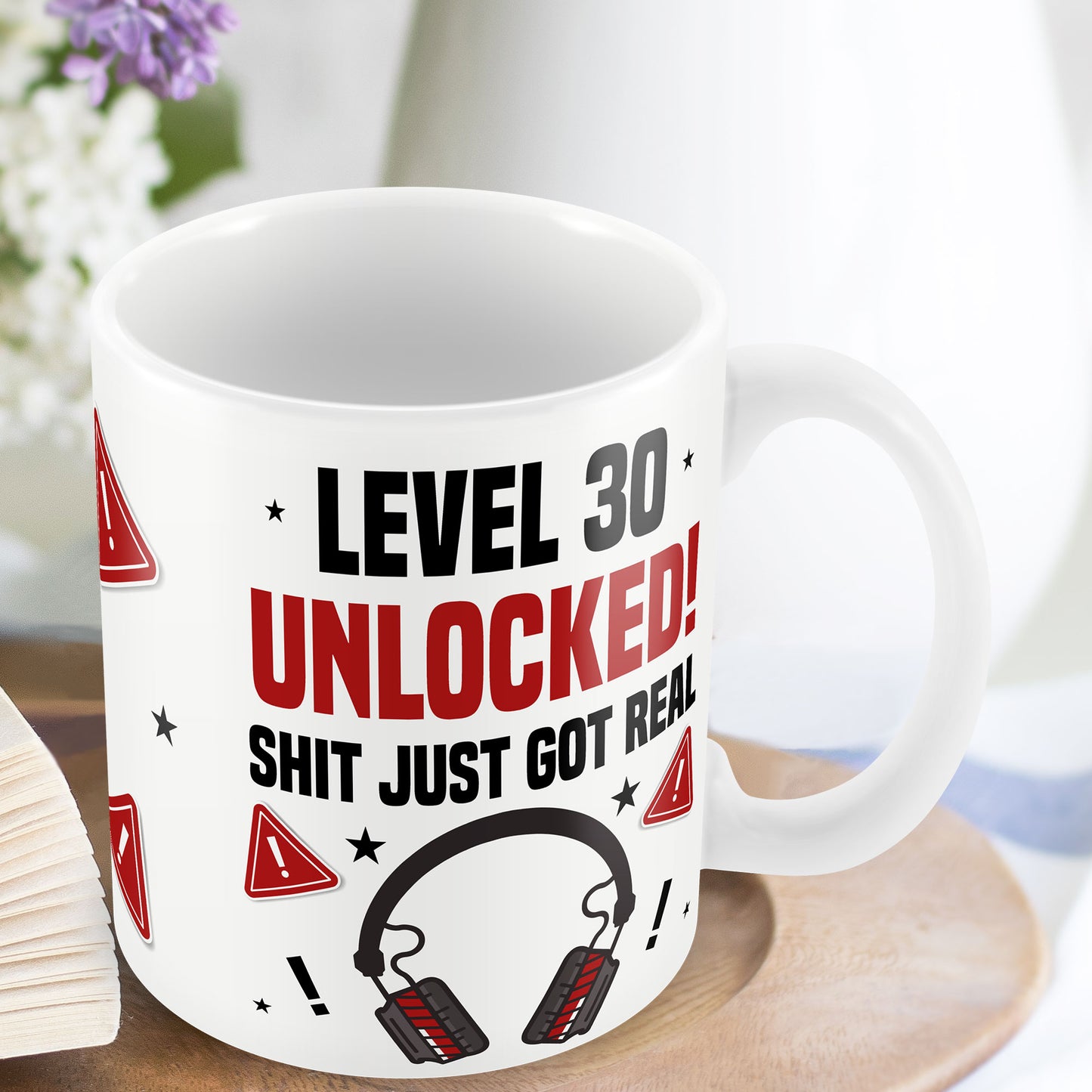 30th Birthday Mug Gamer Level Unlocked Gift For Him Her Men