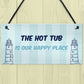 Nautical Theme Hot Tub Sign For Garden Summerhouse Shed