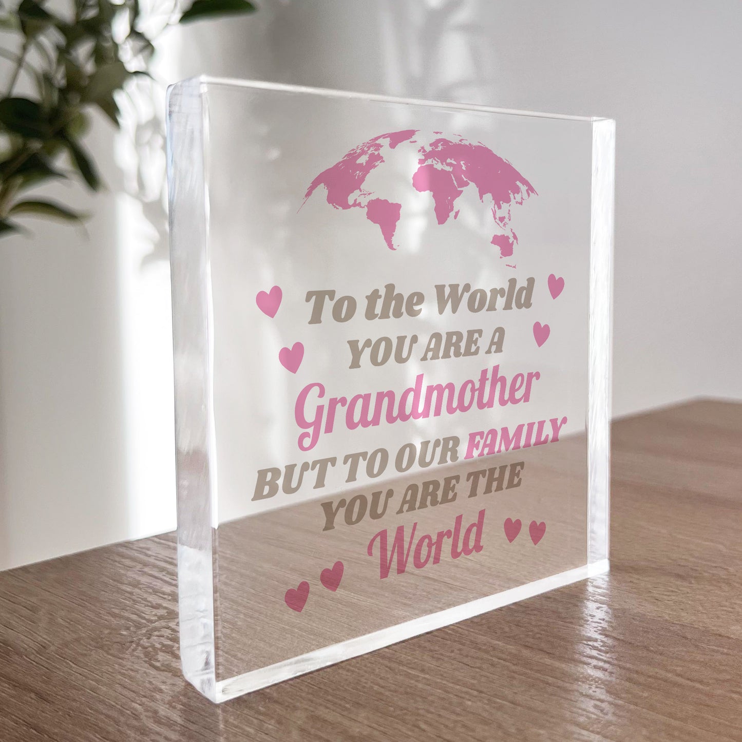 Grandma Birthday Gifts Grandma Gifts For Christmas Acrylic Block