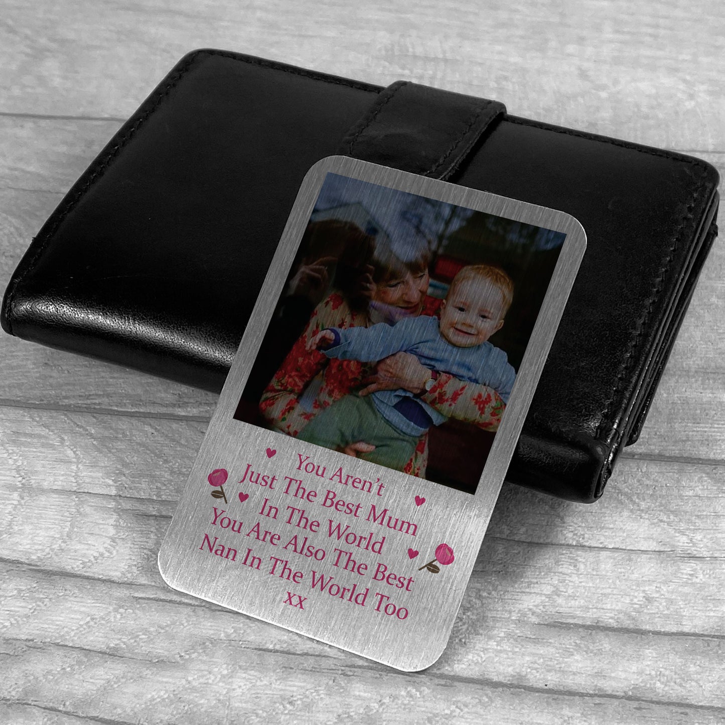 Personalised Gift For Nan Birthday Wallet Card Insert Nan Gift