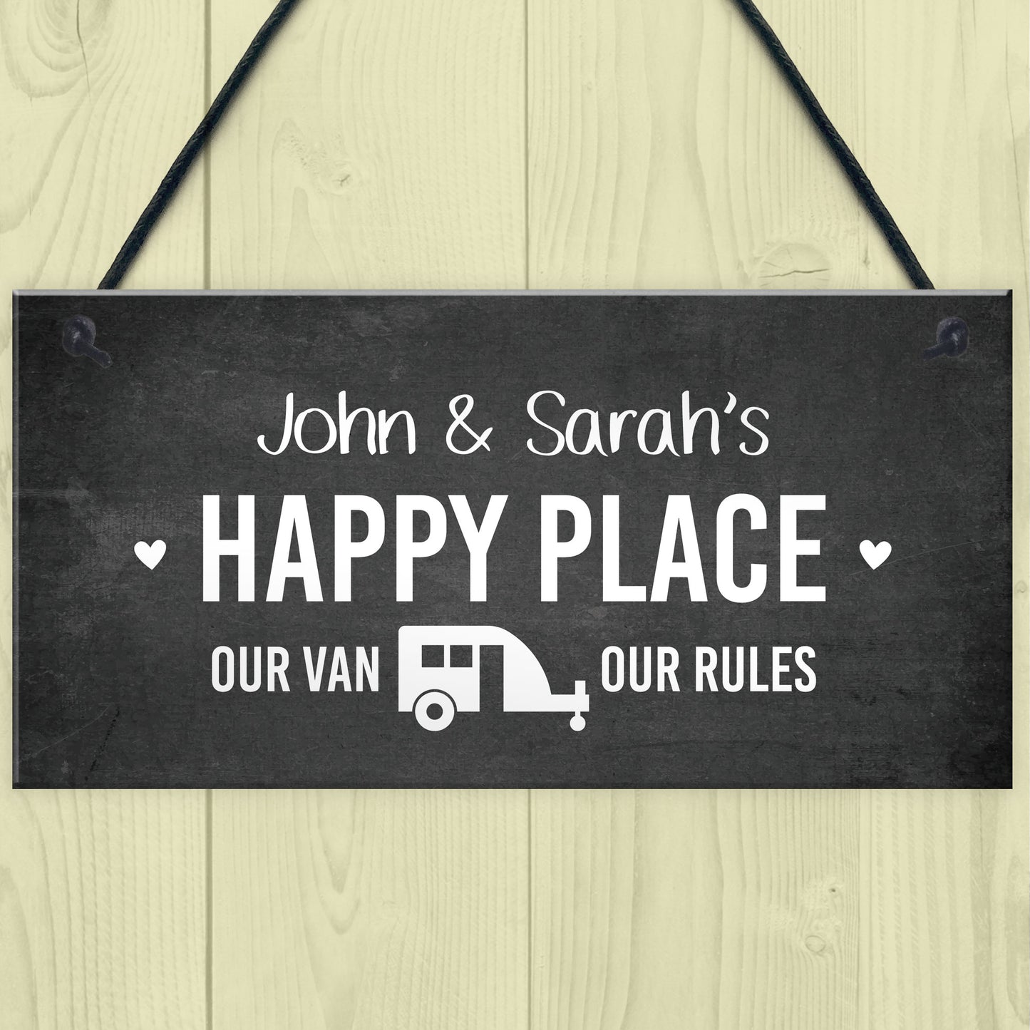 Caravan Personalised Decor Signs For Campervan Motorhome Decor