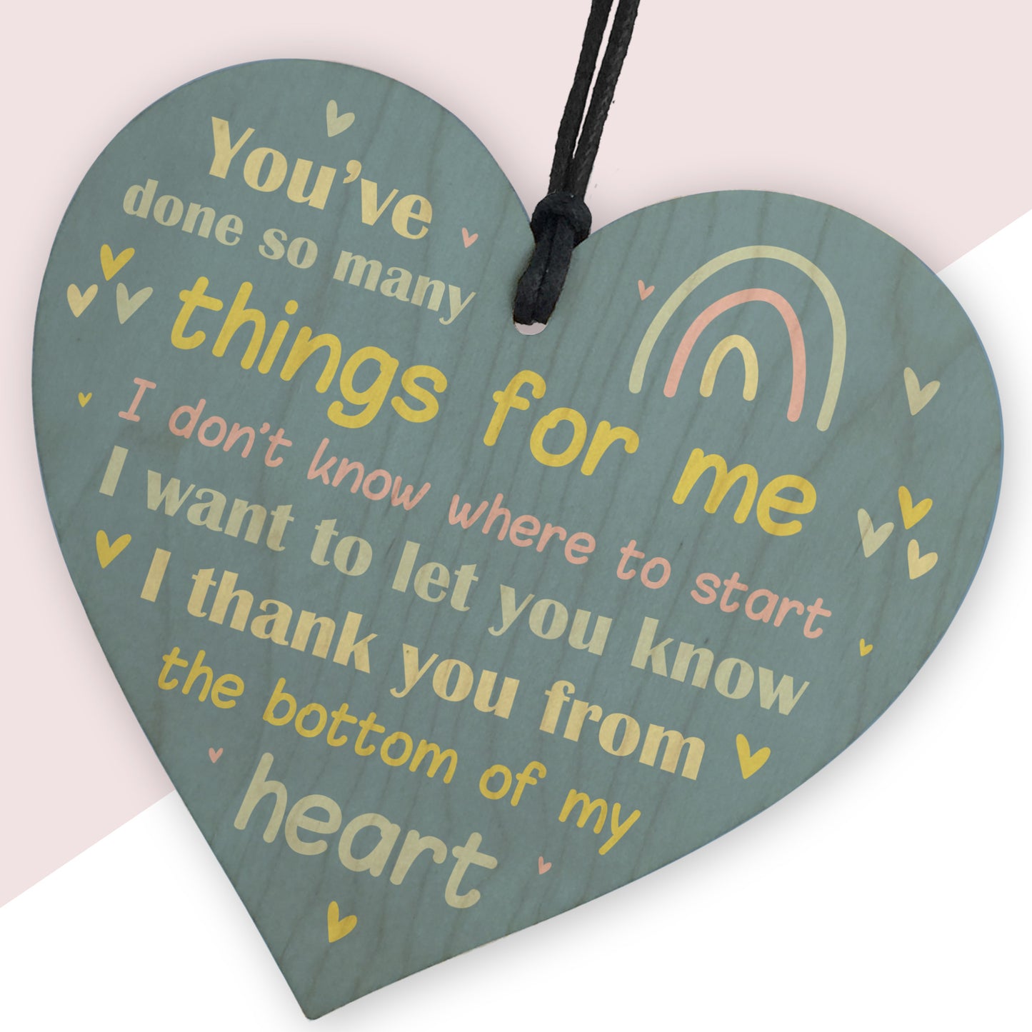 Thank You Gift Friend Heart Sign Teacher Mentor Gifts Friendship