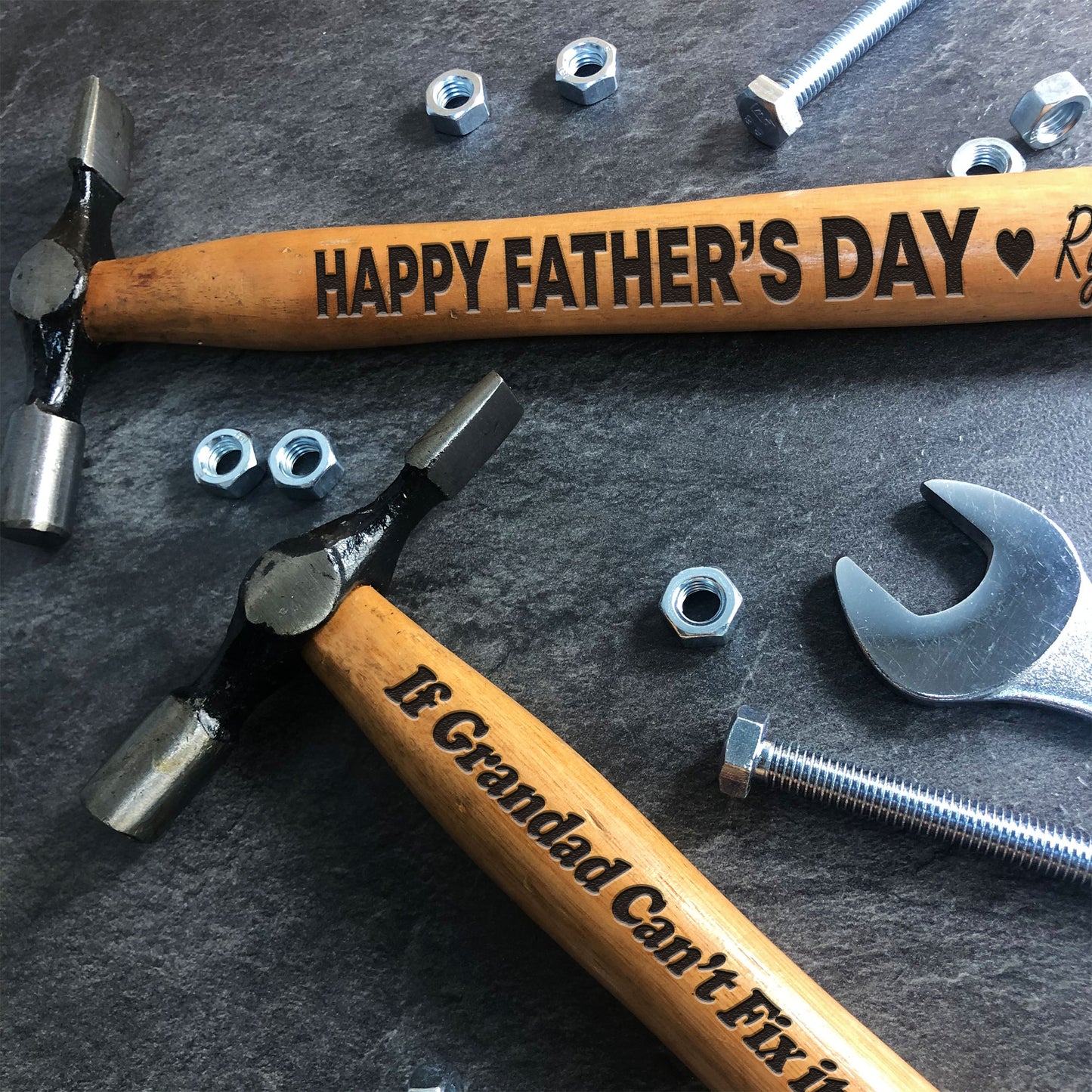 Fathers Day Gift For Dad Daddy Grandad Engraved Hammer Tool