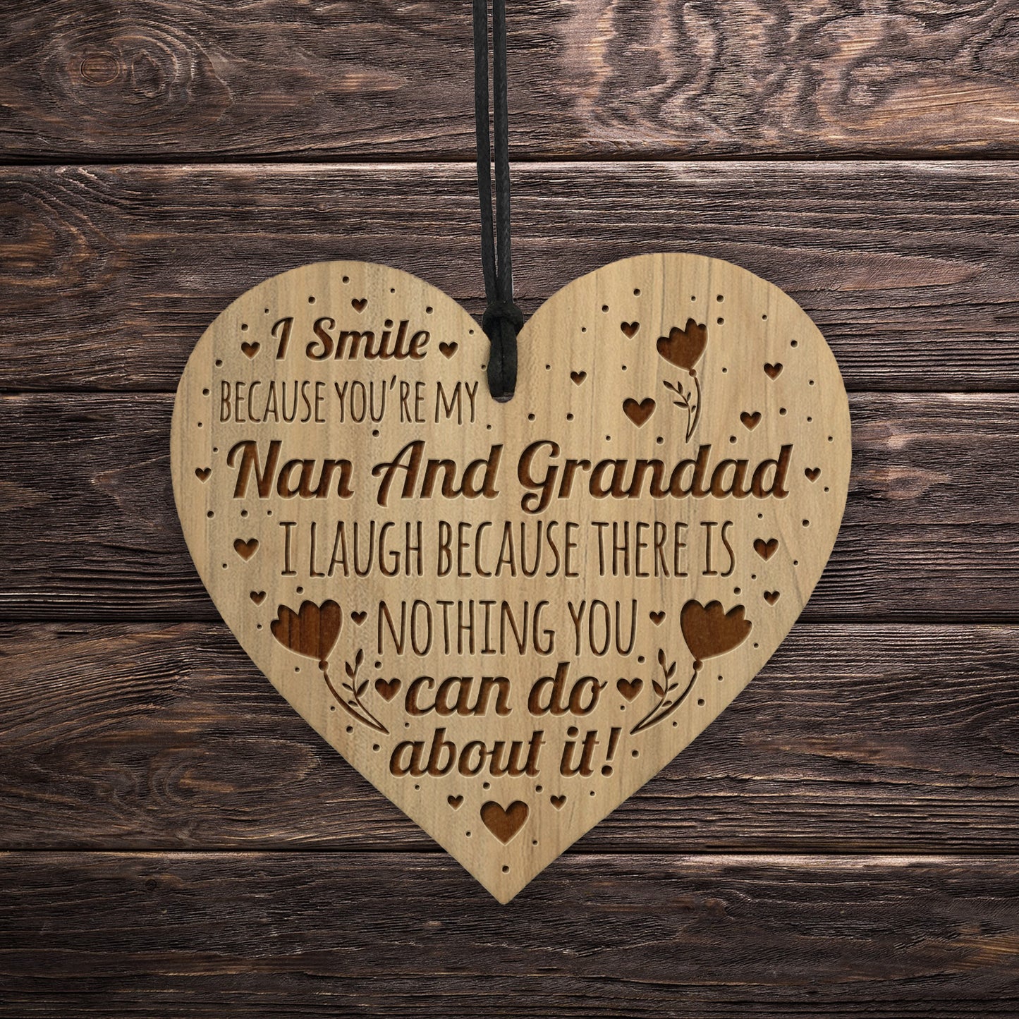 Nan And Grandad Gifts Hanging Wall Plaque Grandad Nan Birthday