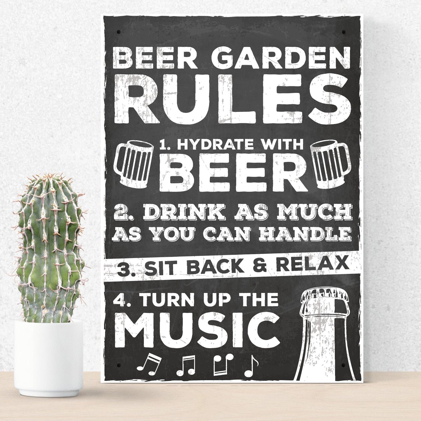 Beer Garden Sign Hanging Wall Pub Garden Shed Plaque Gifts