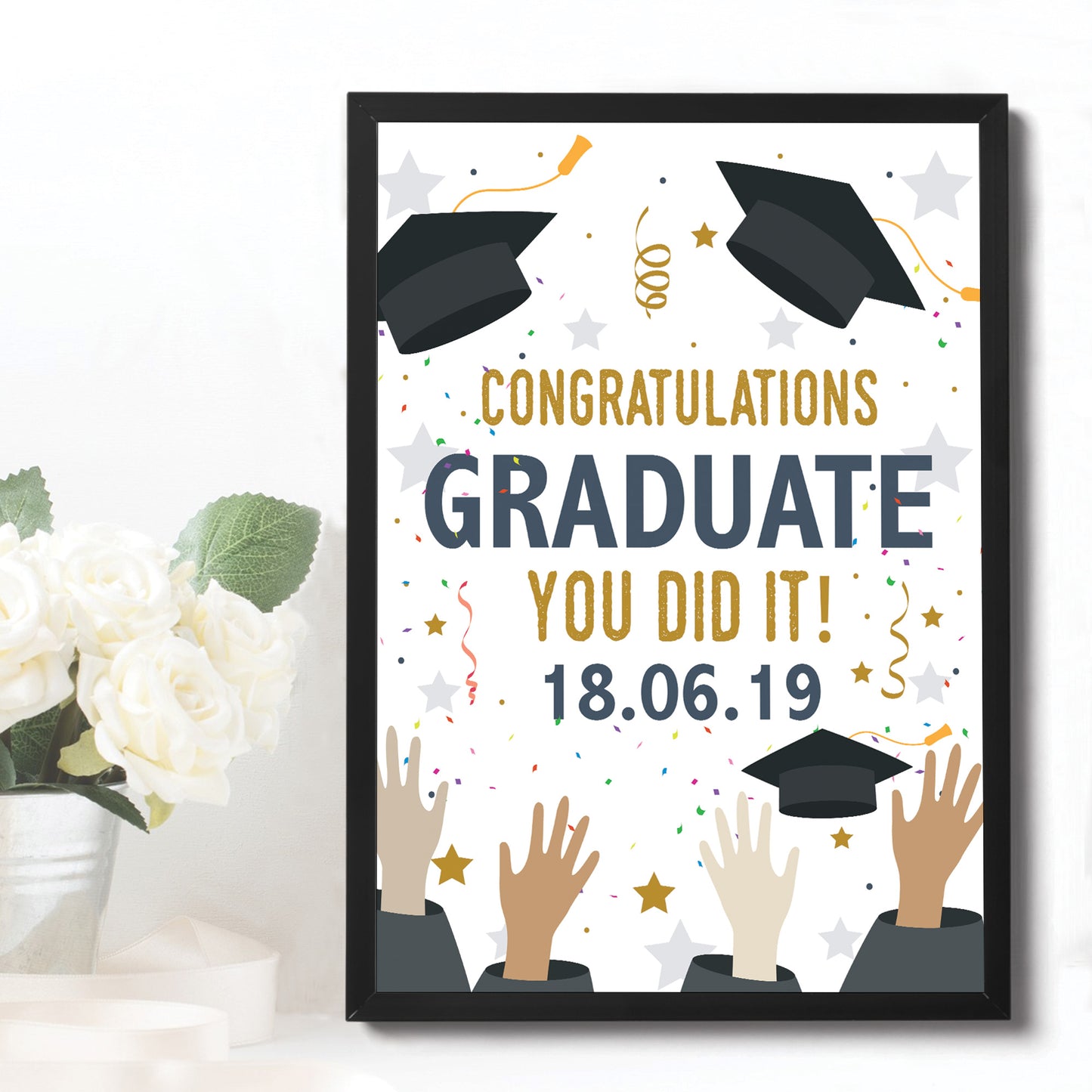 Personalised Gift For Graduate Graduation Gifts Framed Print