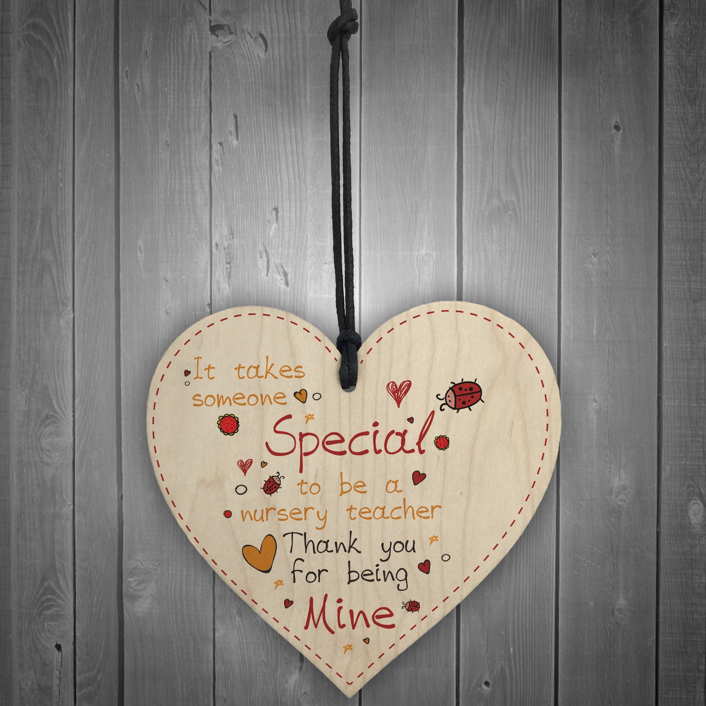 Nursery Teacher Leaving Nursery Heart Plaque Preschool Thank You