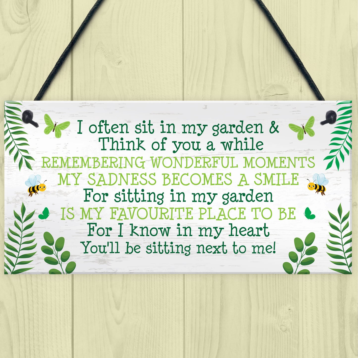 Memorial Plaque For Garden Hanging Wall Plaque Garden Memorial