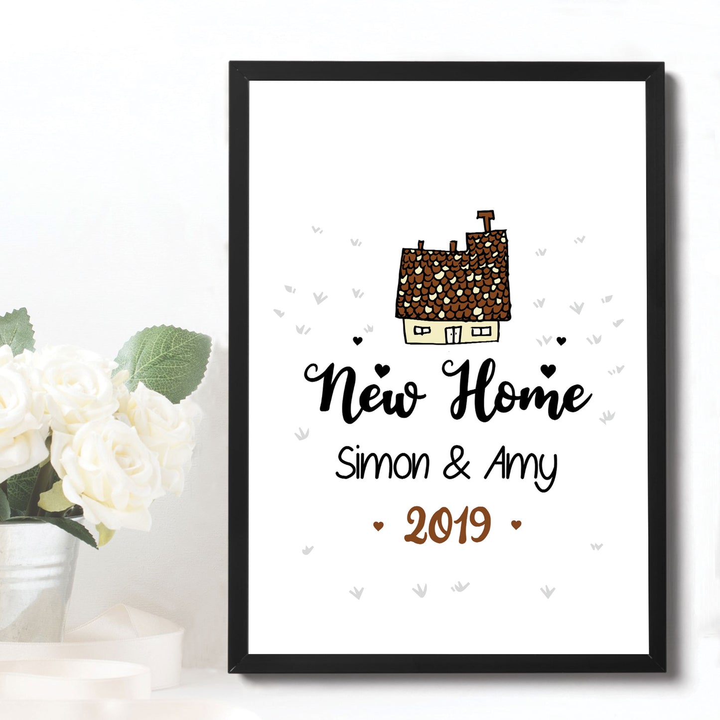 Personalised New Home Gift Moving Gift New Home Framed Print
