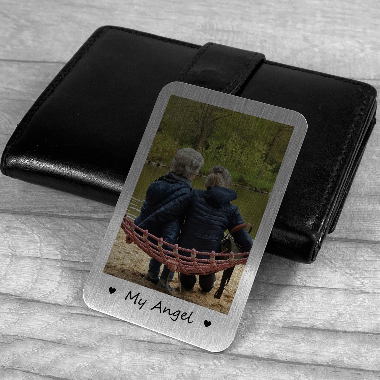 Personalised Photo Wallet Insert My Angel Memorial Gift