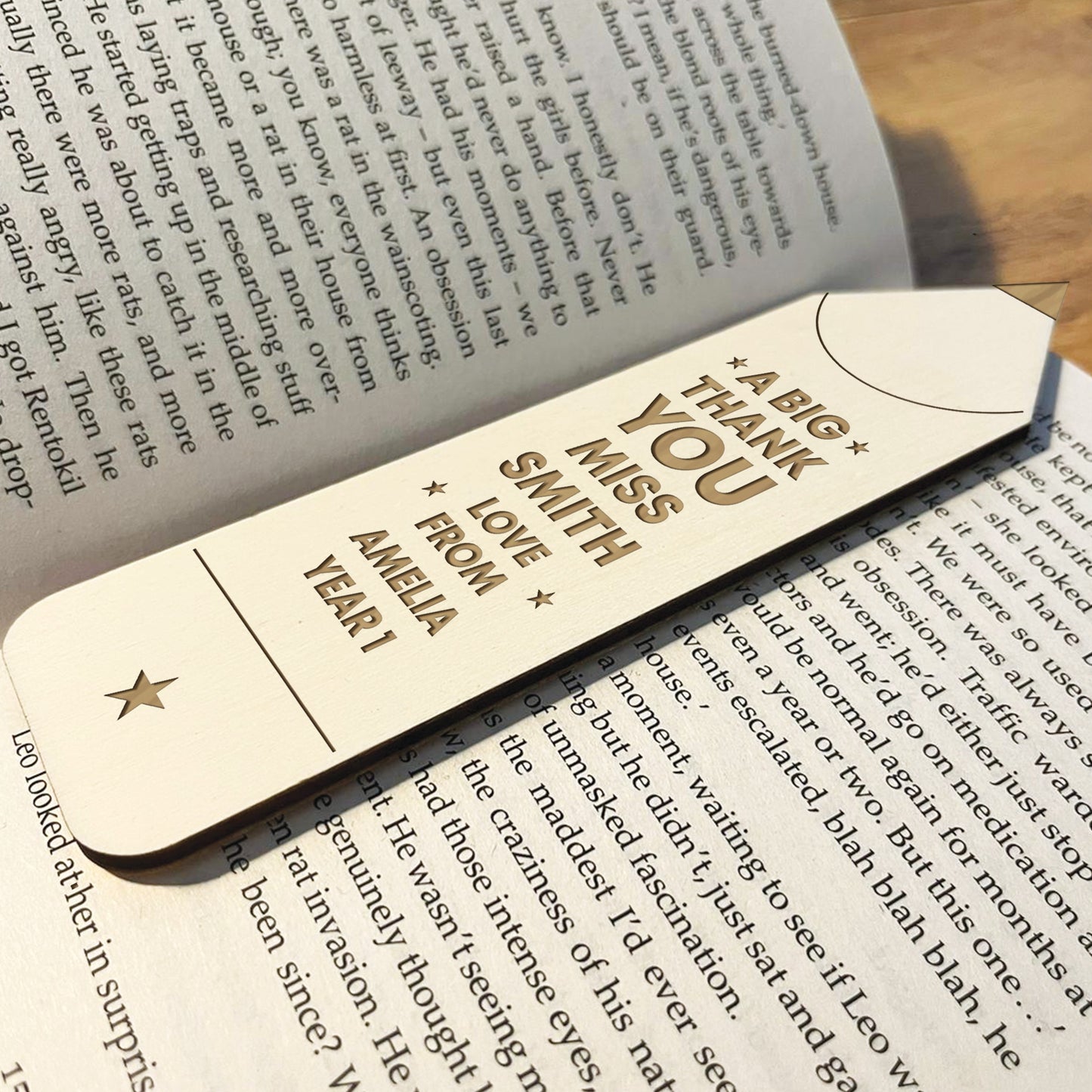 Teacher Gifts For Men And Women Personalised Bookmark Thank You