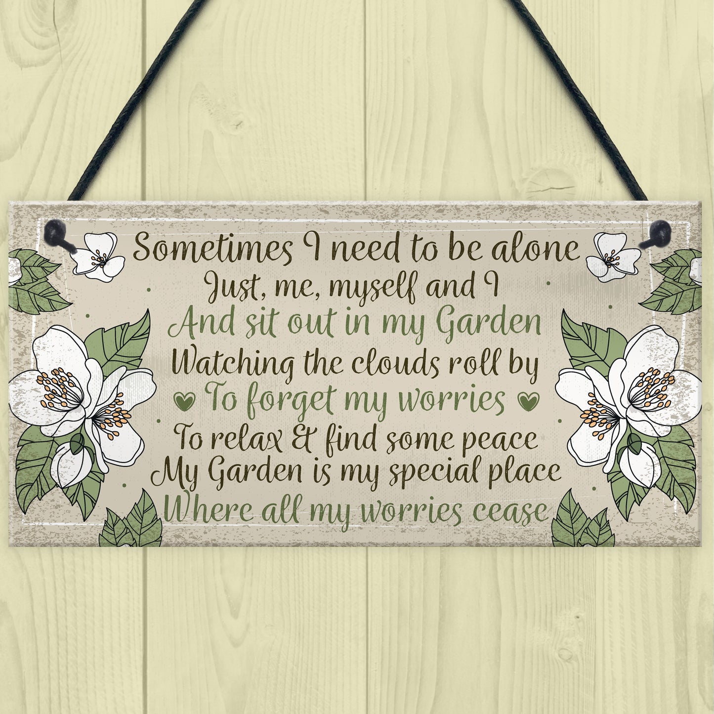 Special Garden Sign Summer House Shed Memorial Plaque Gift