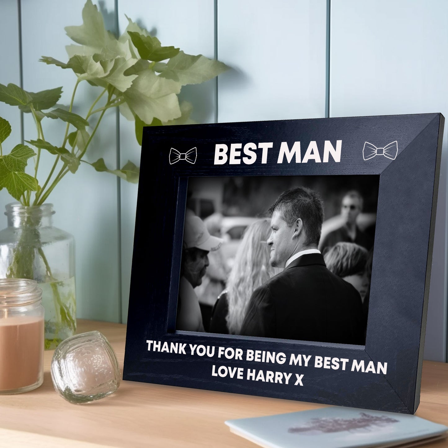 Thank You Gift For Best Man Photo Frame Personalised Best Man