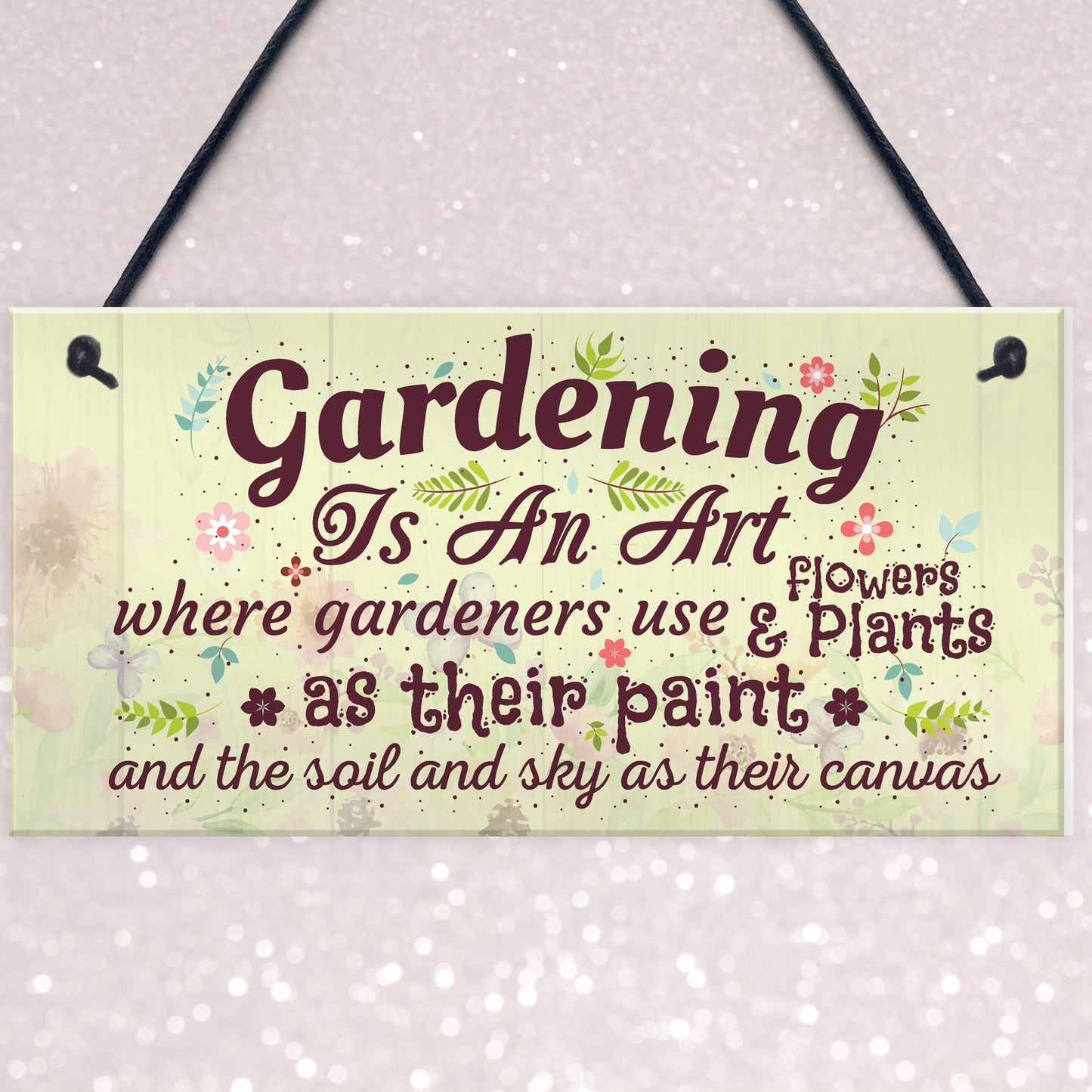 Gardening Art Novelty Hanging Plaques SummerHouse Signs Garden