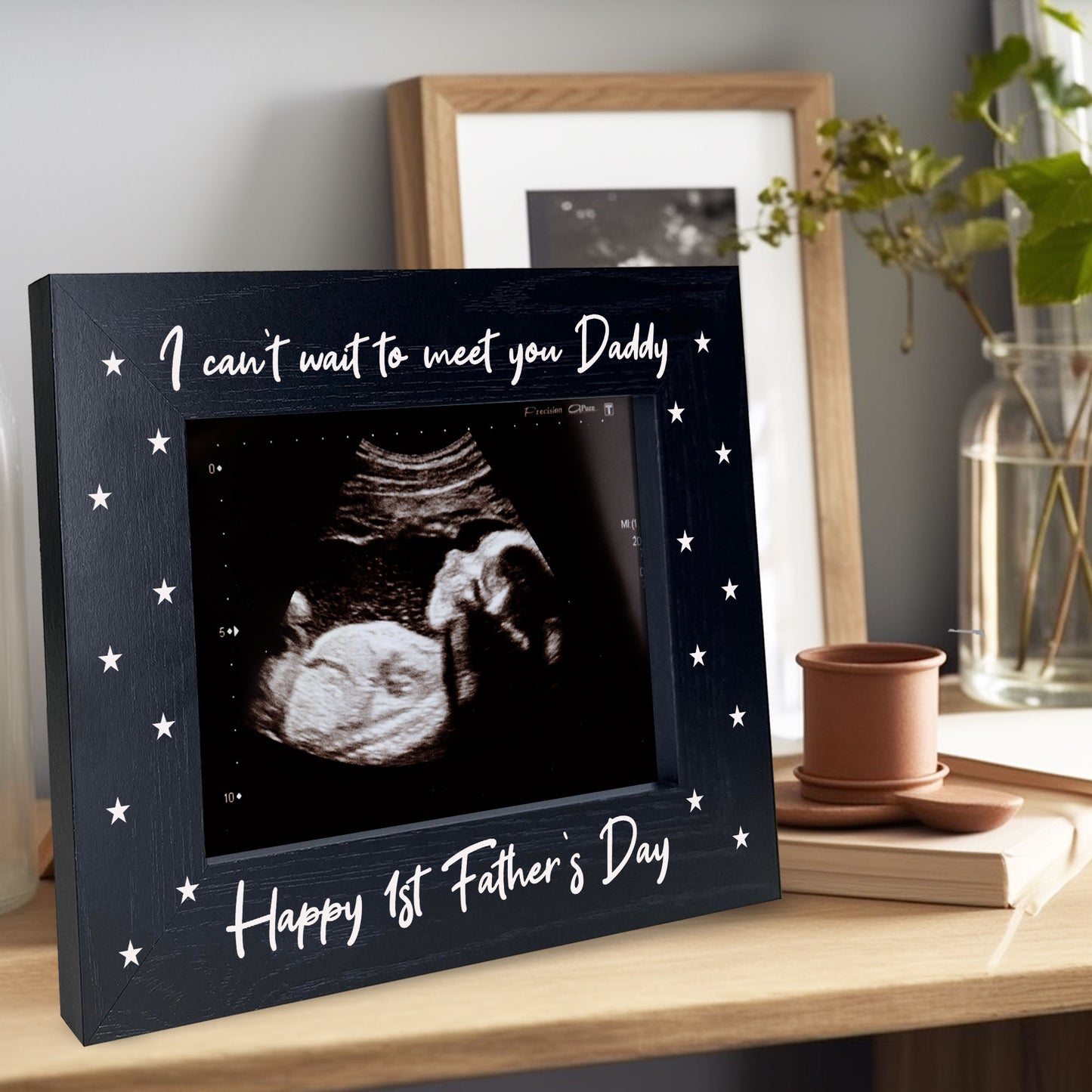 1st Fathers Day Gifts For Daddy Wooden Photo Frame Daddy Gifts