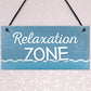 Relaxation Zone Hot Tub Man Cave Bathroom Garden Plaque Sign