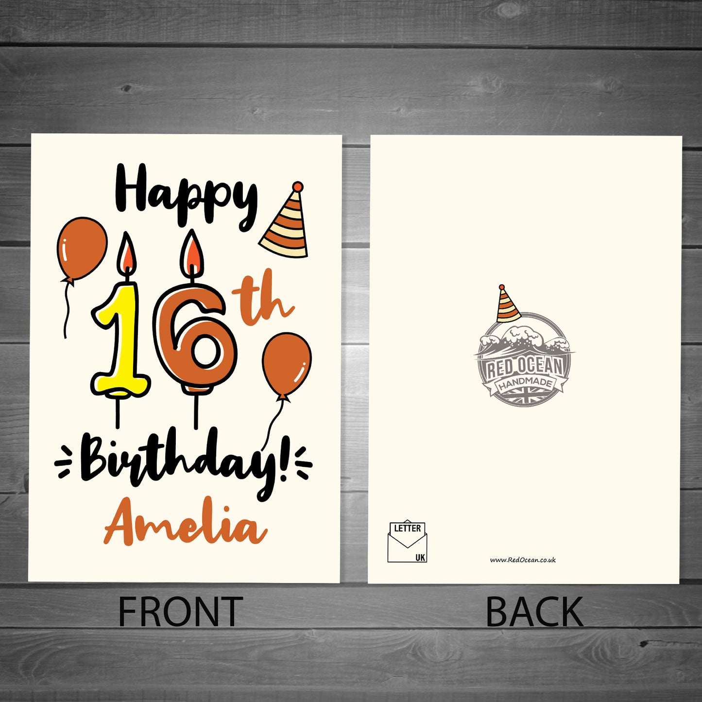 16th Birthday Card Boy Girl Personalised Card For Son Daughter