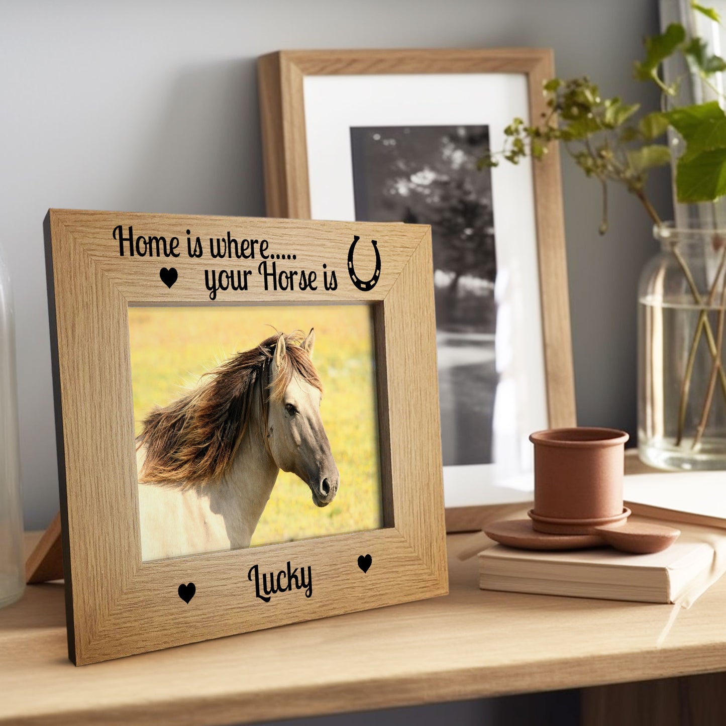 Personalised Photo Frame For Horse Pony Pet Gift Horse Gifts