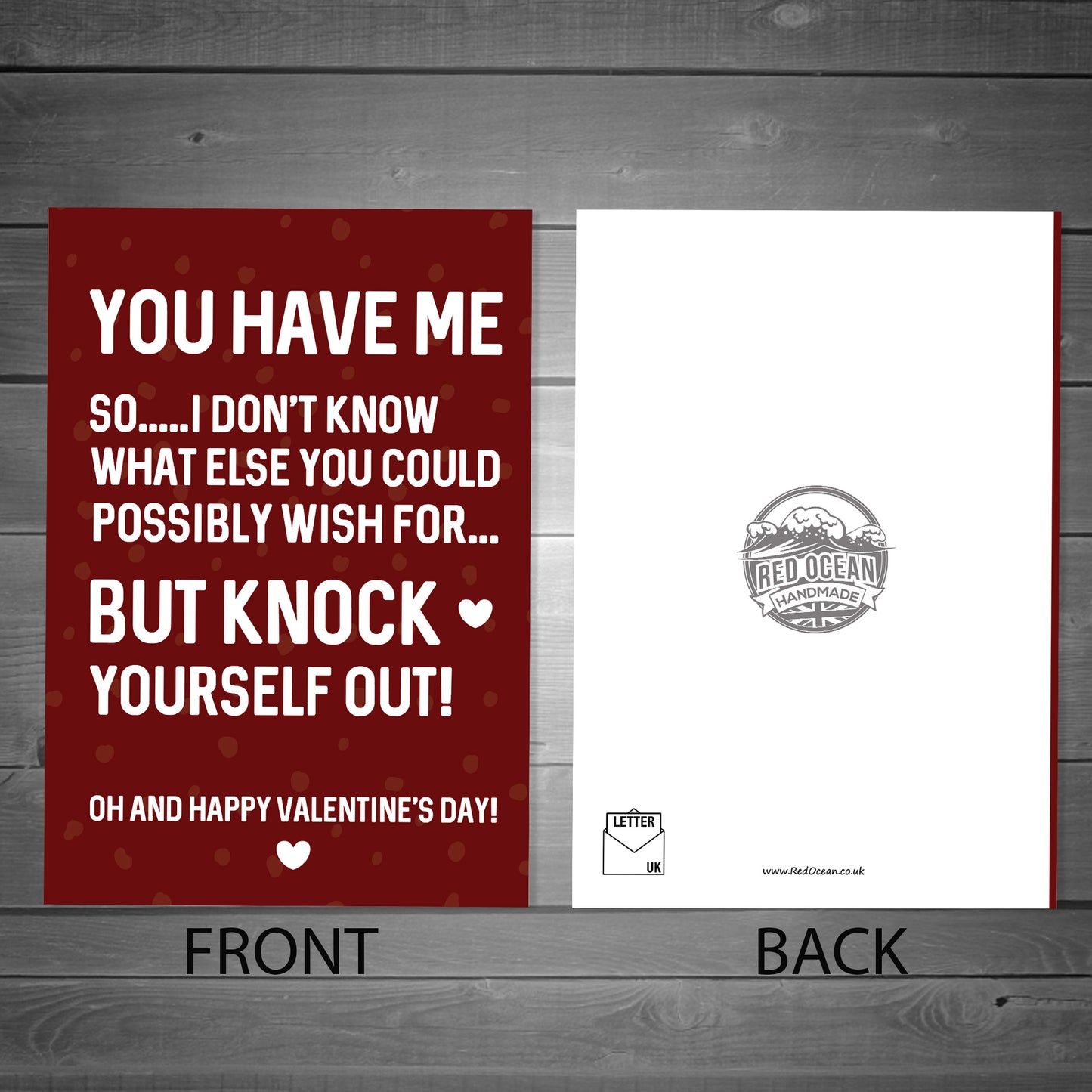 Hilarious Valentines Day Card For Boyfriend Girlfriend Husband