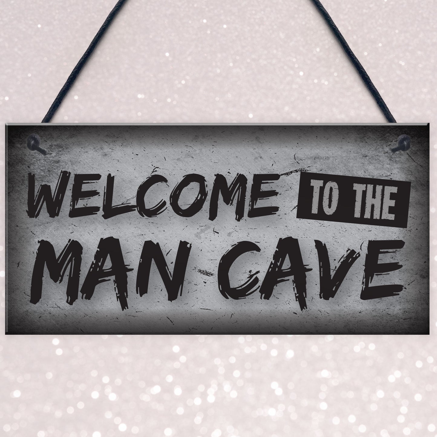 Man Cave Plaque Funny Sign Fathers Day Gift Game Boys Room Gifts