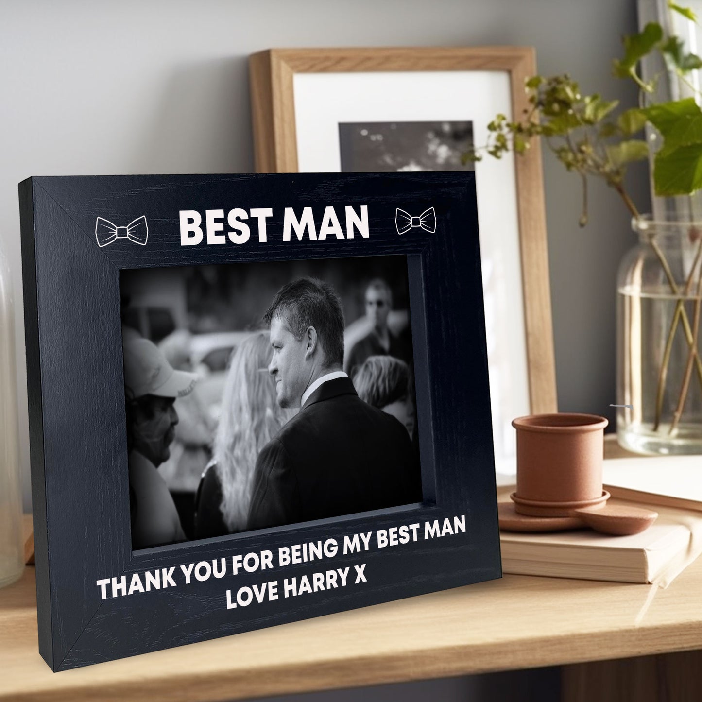 Thank You Gift For Best Man Photo Frame Personalised Best Man