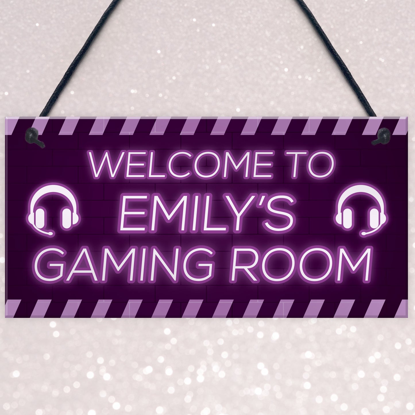 Novelty Gaming Room Sign Funny Gift For Daughter Girlfriend