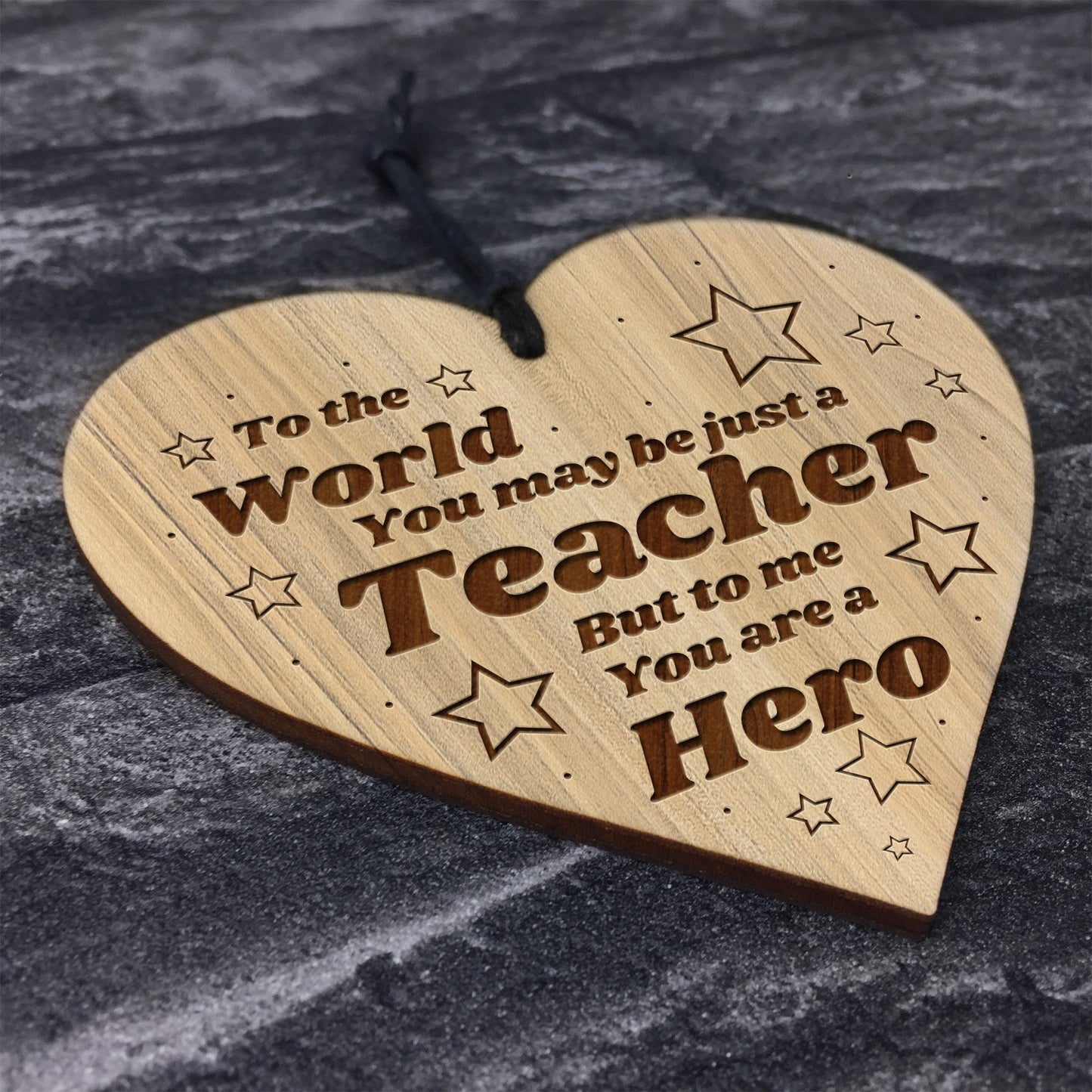 Teacher Thank You Gift Engraved Heart Teacher Gifts School