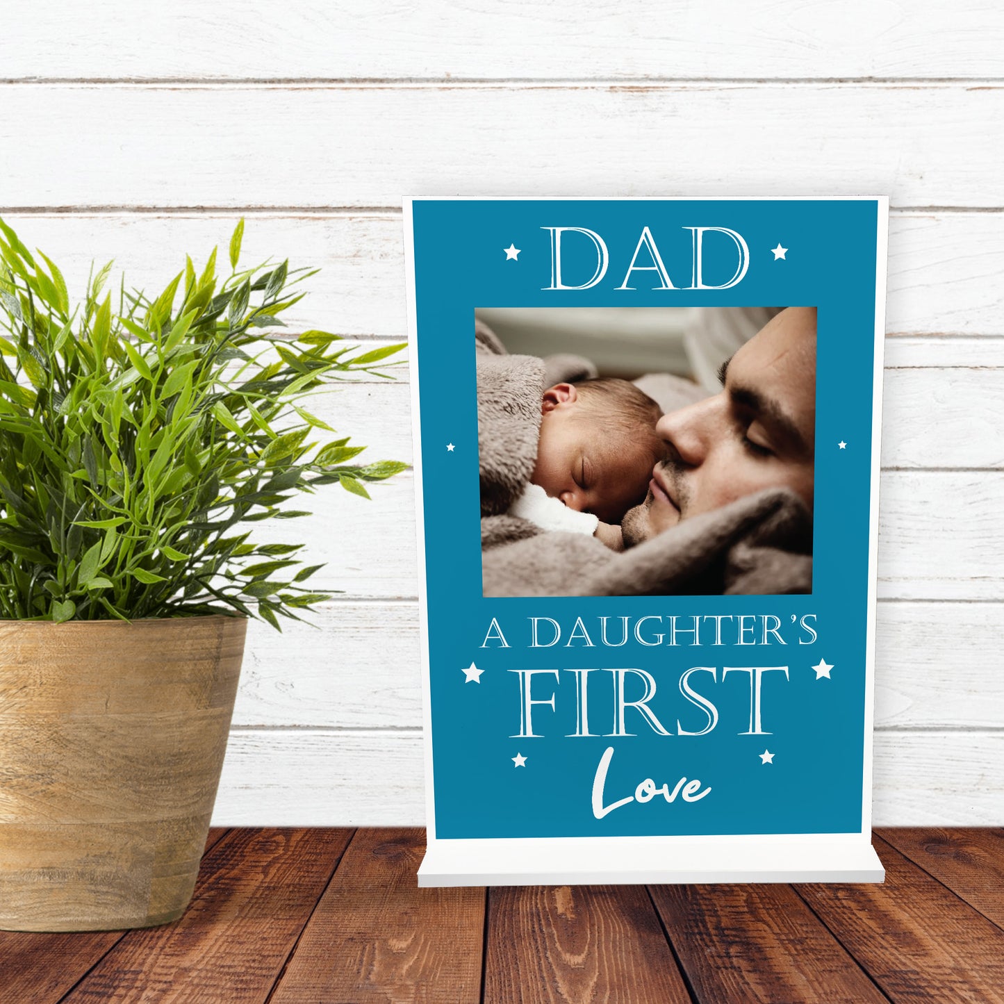 Fathers Day Gift From Daughter Plaque Daughter First Love