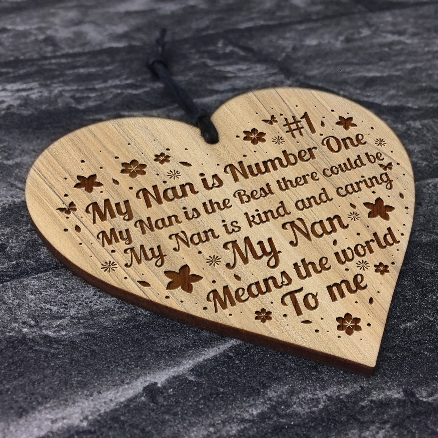 Nan Gifts For Birthday Engraved Heart Gift For Grandparents