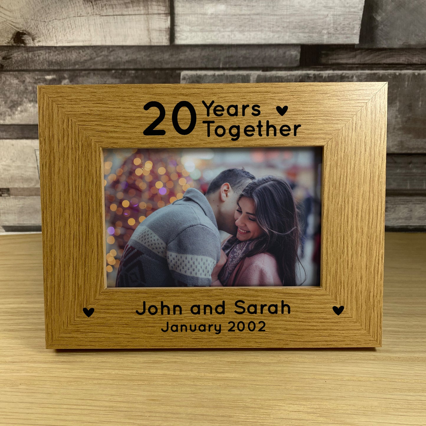 1st 2nd 3rd 4th 5th 10th Anniversary Gift Personalised Frame