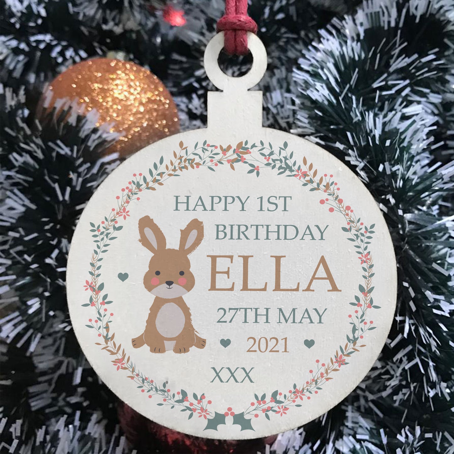 Personalised 1st Birthday Gift For Daughter Son Decoration Baby