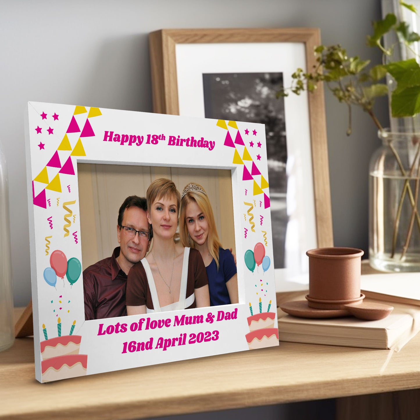 Personalised 16th 18th 21st 30th 40th 50th Birthday Gift For Her