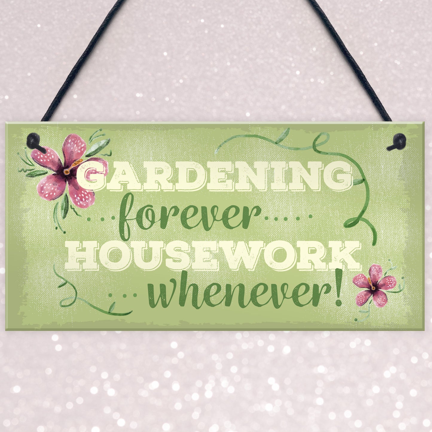 Gardening Forever SummerHouse Sign Garden Shed Mum Nan