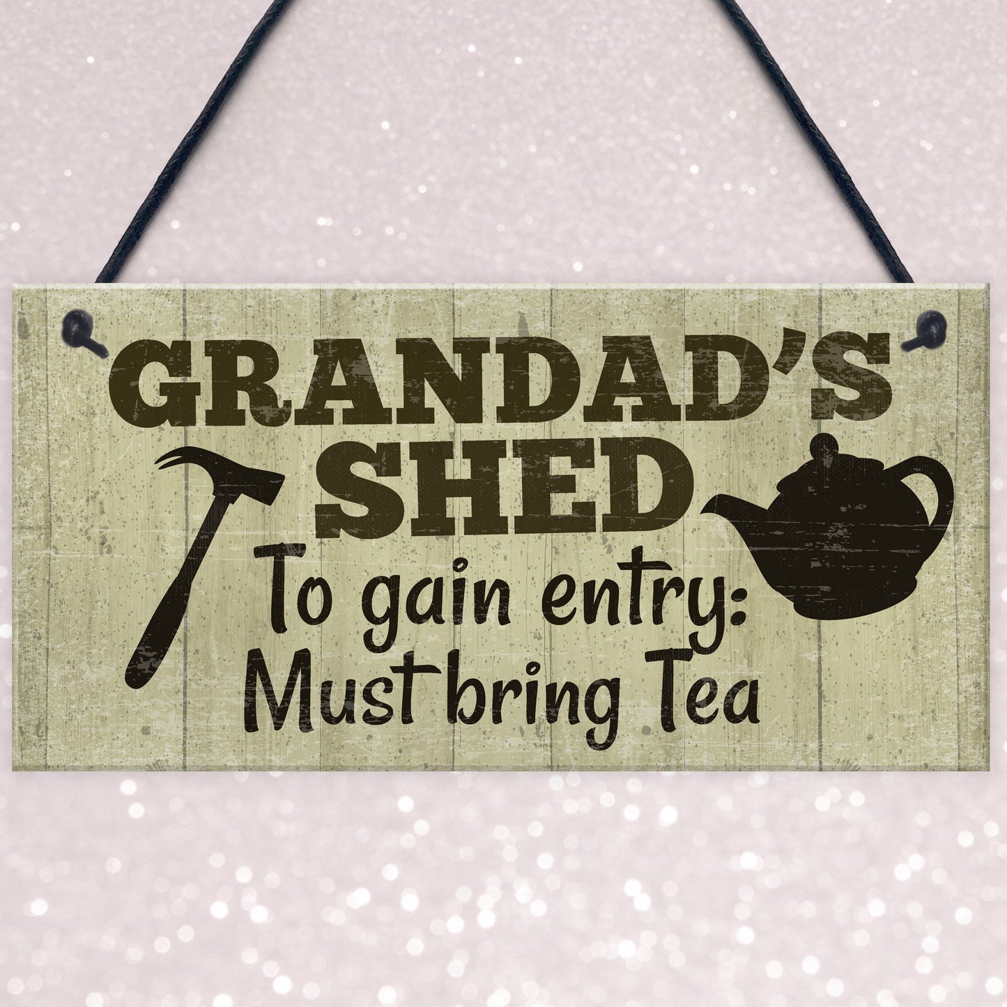 Grandad's Shed Plaque Garden Shed Summer House Sign Dad Gifts