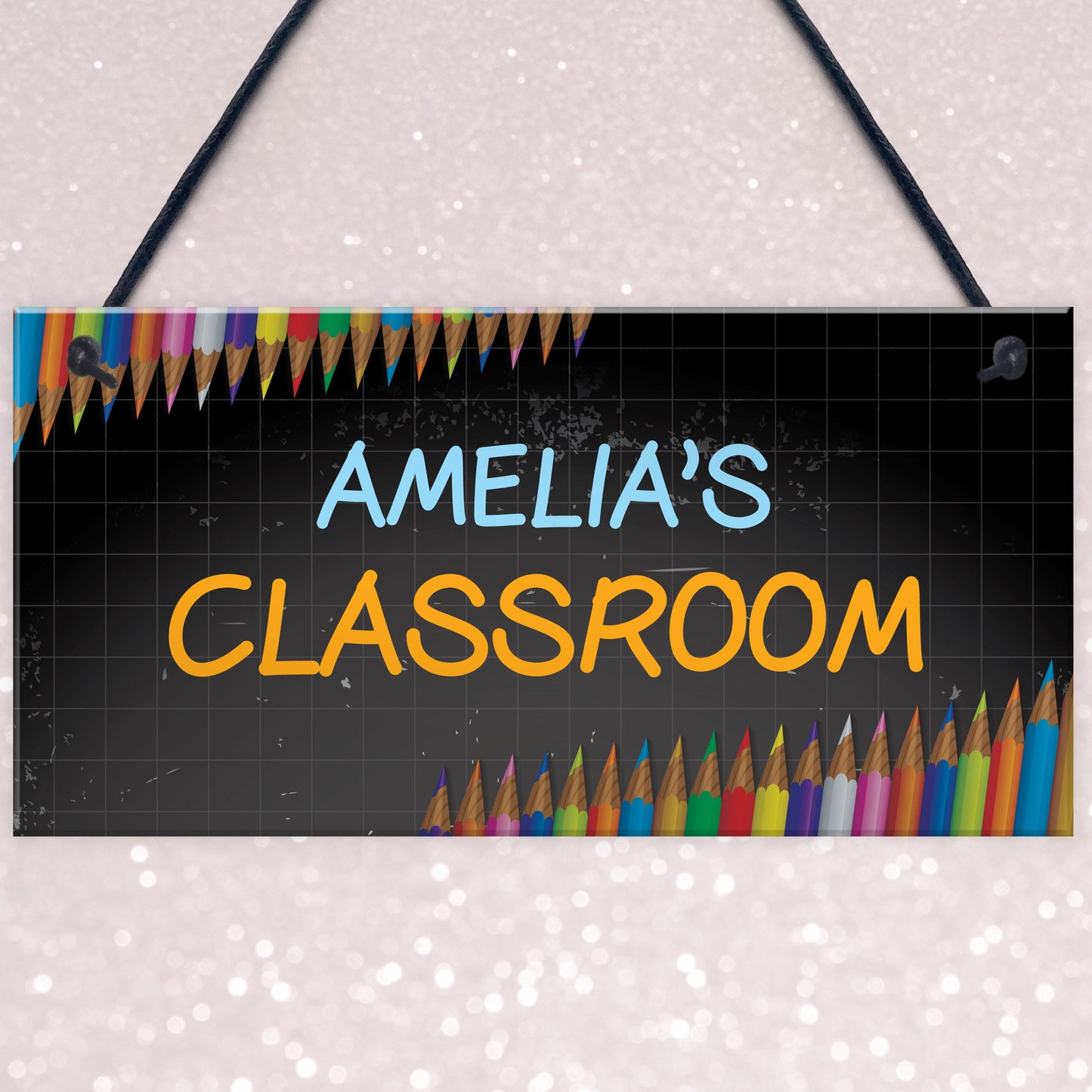 Personalised Classroom Sign For Home Hanging Sign Playroom Sign