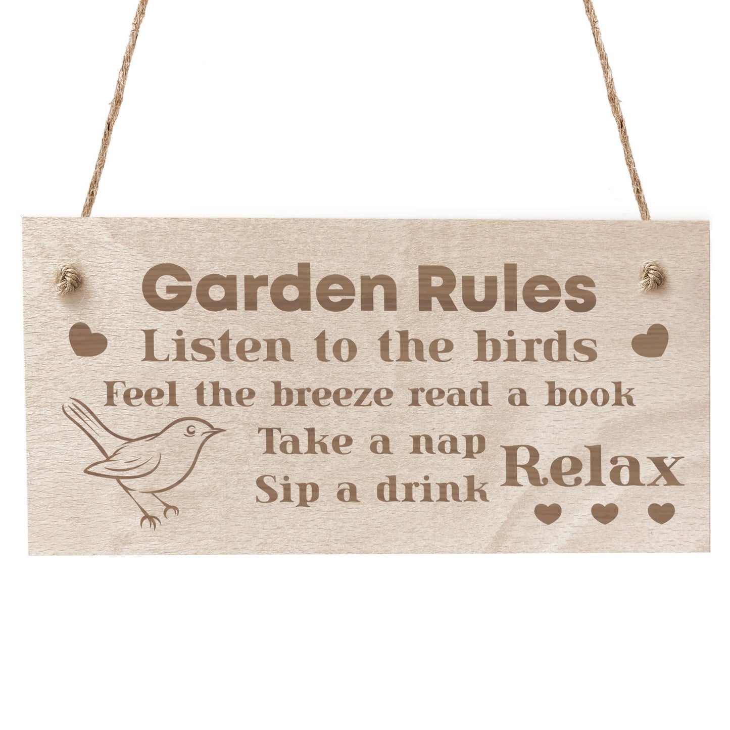 Garden Rules Sign For Outside Garden Signs And Plaques Engraved