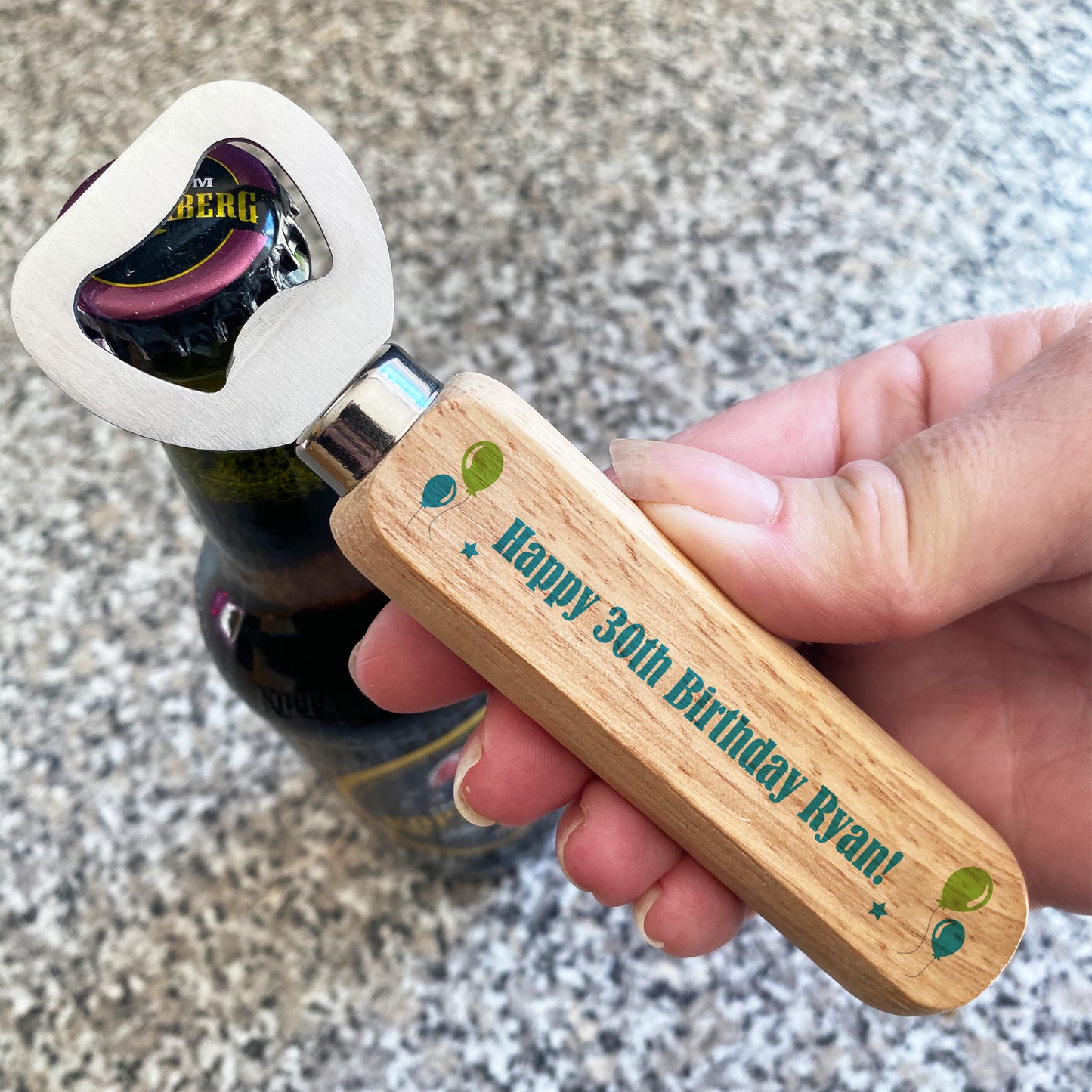 Novelty Birthday Gift For Him Bottle Opener Personalised 18th