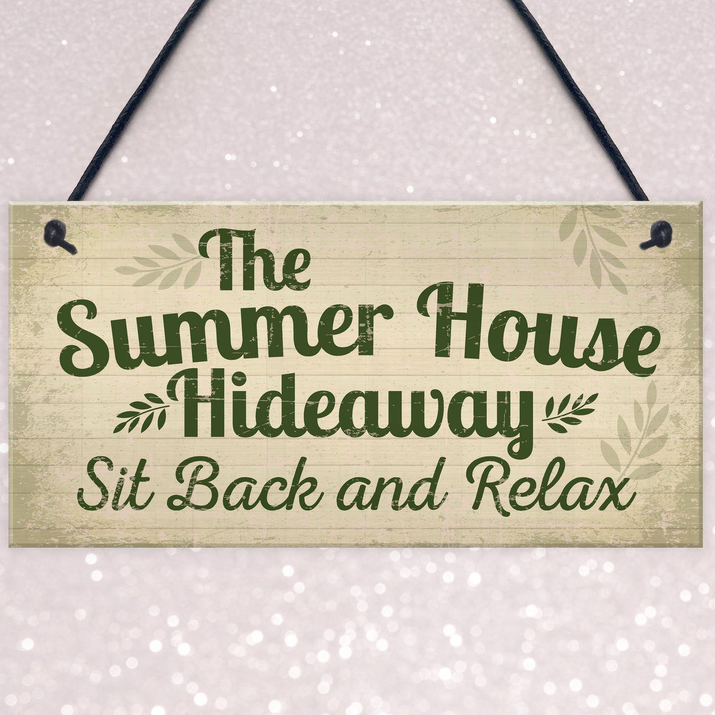 Garden Sign The Summer House Novelty Plaque Garden Shed Sign