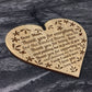 Mum Gifts For Birthday Christmas Engraved Heart Thank You Gifts