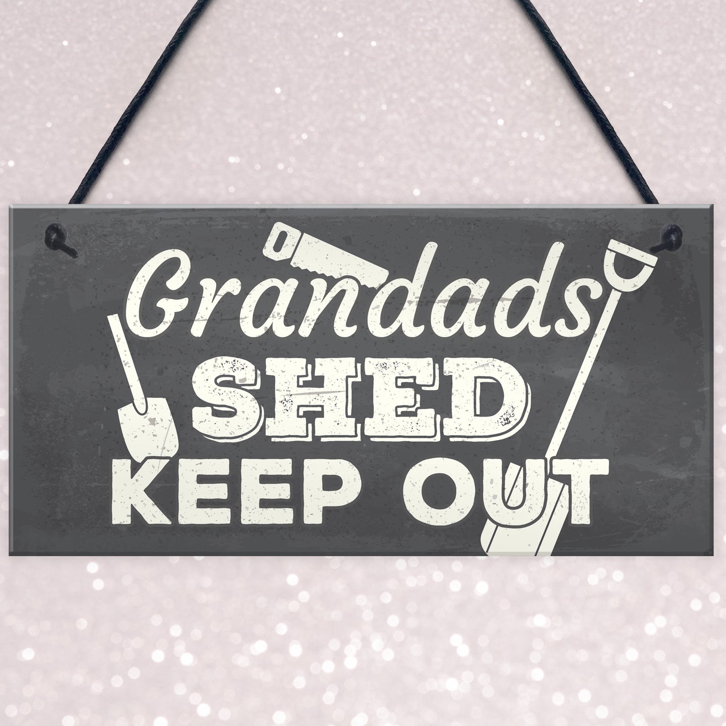 Grandads Shed Workshop Garage Hanging Garden Plaque Gifts