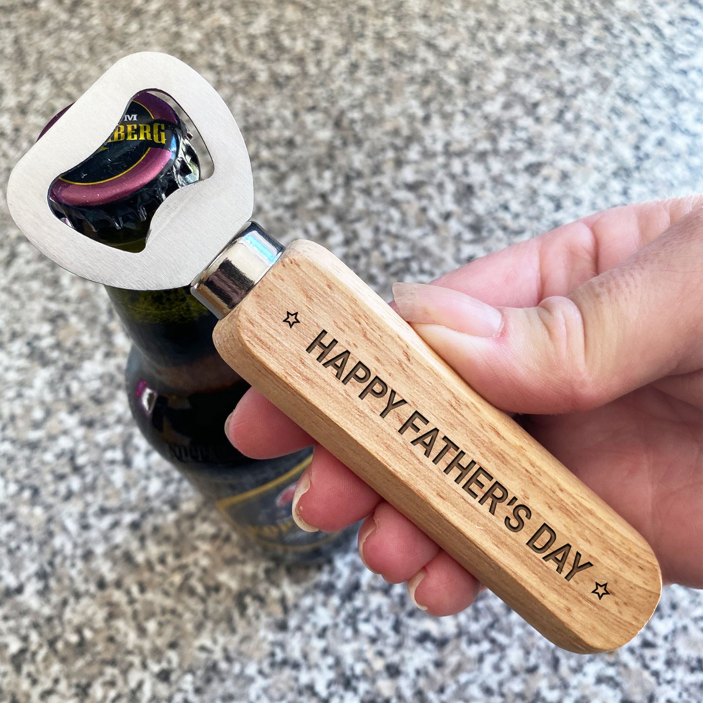 Engraved Fathers Day Gifts From Daughter Son Bottle Opener Gift